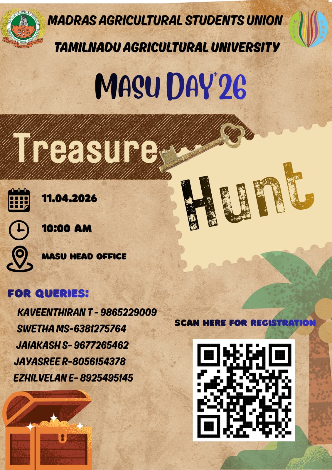 MASU Day ’26 – Treasure Hunt Event