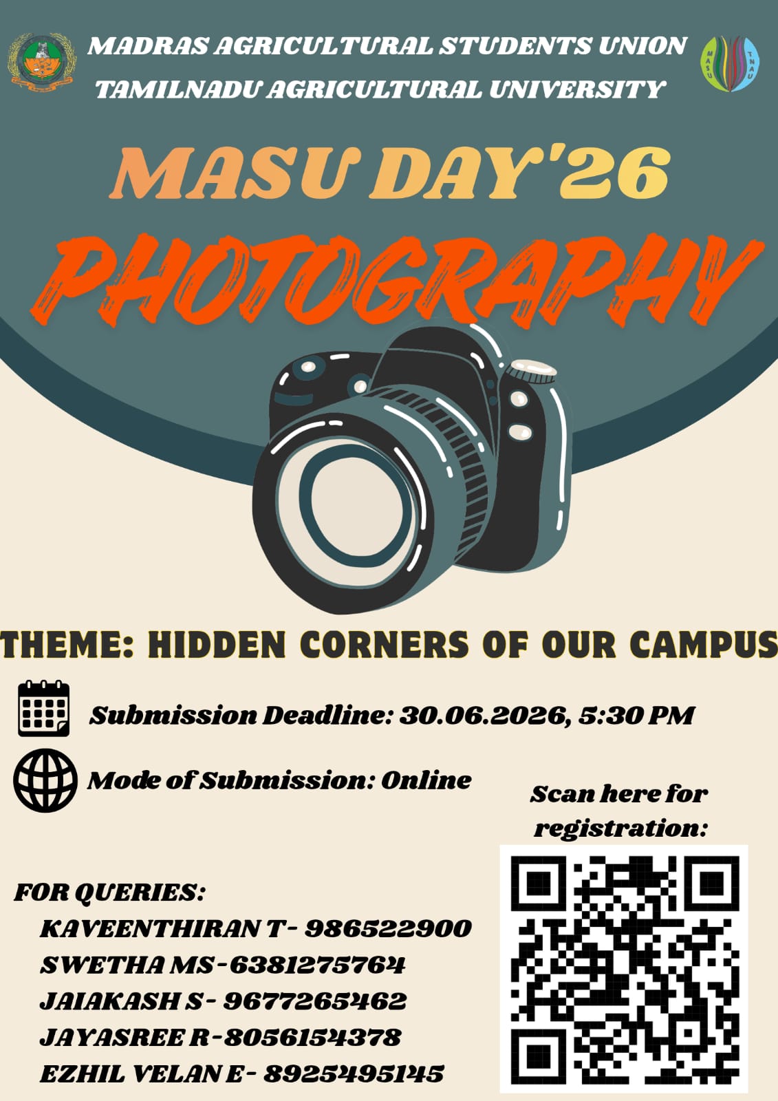 MASU Day 2026 – Online Photography Competition